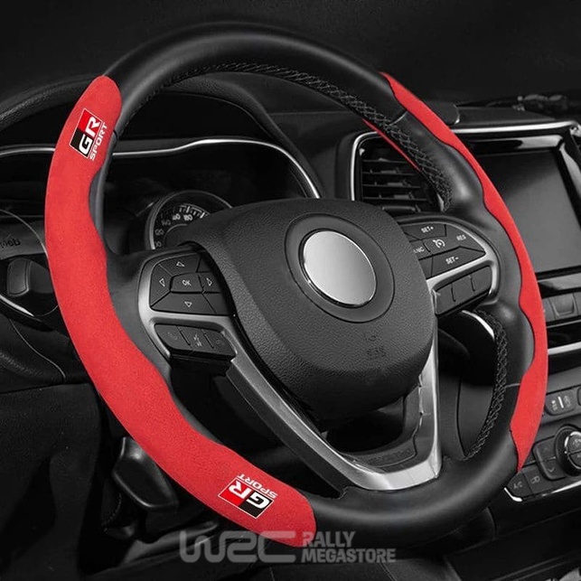 COUVRE VOLANT ROUGE TOYOTA GR SPORT
